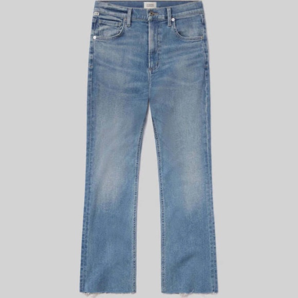 Citizens of Humanity Women's Blue Isola Cropped Jeans - Picture 1 of 8